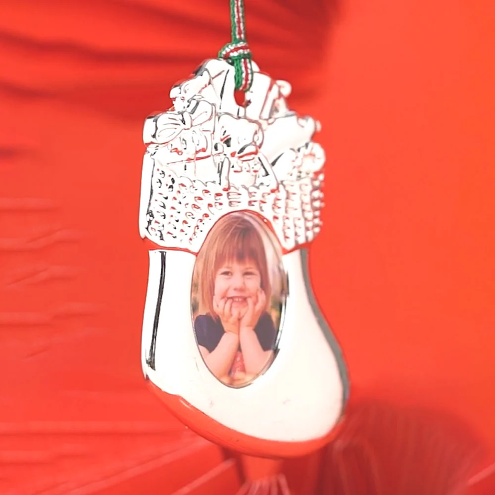 Christmas Sock with Photo Frame Decoration - Image 3